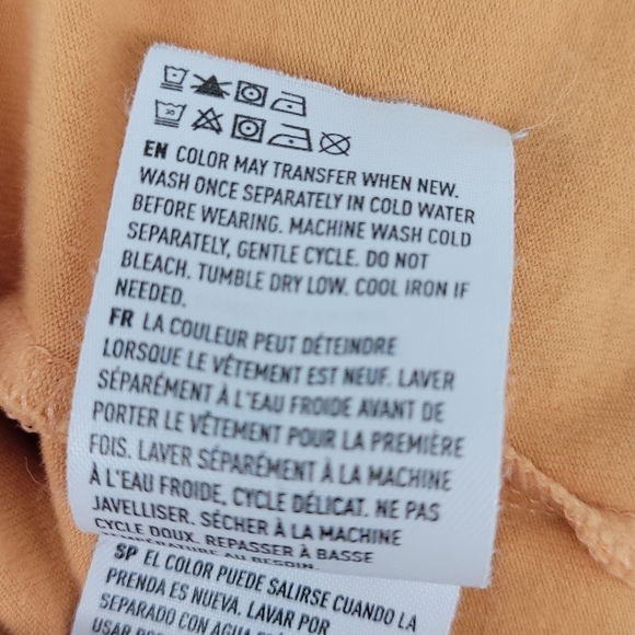 American Eagle Outfitters Womens Orange Spaghetti Strap Cami Tank Top Size L - Picture 4 of 8